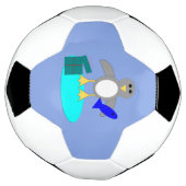 メリークリスマス魚釣りペンギンサッカーボール サッカーボール (回転)