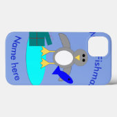 メリークリスマス魚釣りペンギンiPad Mini ケース Case-Mate iPhoneケース (裏面 (横))