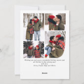 メリークリスマス黄金の輝き5 PHOTO Greeting シーズンカード (裏面)