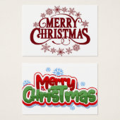 メリークリスマス (正面&裏面)