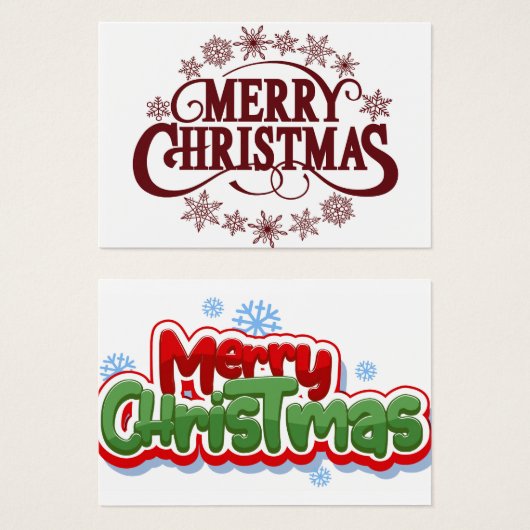 メリークリスマス (正面&裏面)