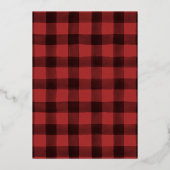 メリークリスマス1フォトプレイド金ゴールド 箔シーズンカード (裏面)