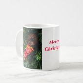 メリークリスマス11ozのマグ コーヒーマグカップ (正面左)