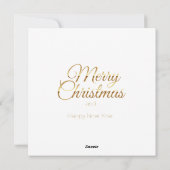 メリークリスマス1950年ヴィンテージレディ シーズンカード (裏面)