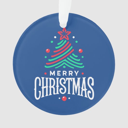 メリークリスマス1 オーナメント (正面)