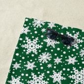 メリークリスマス2ゴールデンドードル（ゴールデンレッド）かわいい ビーチタオル (インサイチュ)