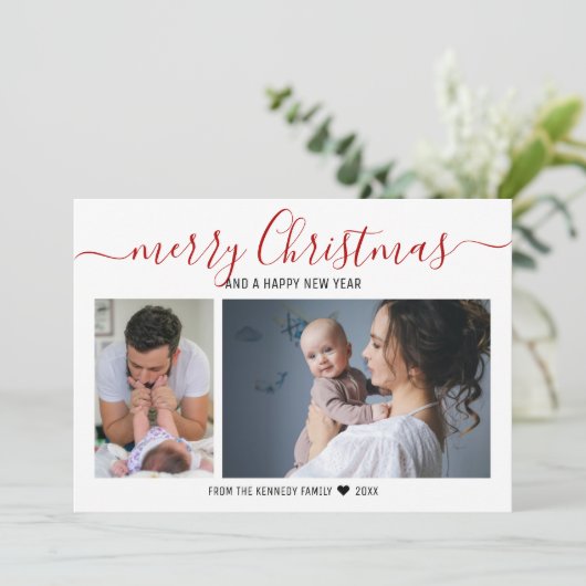 メリークリスマス2写真レッドバッファロープレイド シーズンカード (スタンド正面)