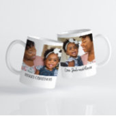 メリークリスマス2写真家族の祖父母 コーヒーマグカップ