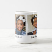 メリークリスマス2写真家族の祖父母 コーヒーマグカップ (中央)