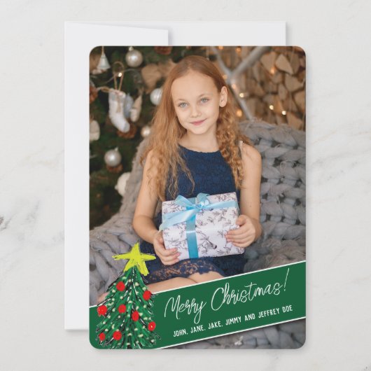 メリークリスマス2枚 シーズンカード (正面)