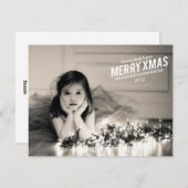 メリークリスマス2013フォトフラットカード シーズンカード (正面/裏面)