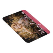 メリークリスマス2017ファミリーフォトホリデー写真 マグネット (右側)