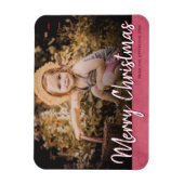 メリークリスマス2017ファミリーフォトホリデー写真 マグネット (縦)