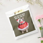 メリークリスマス2020太い猫の顔マスク フェイバーバッグ (封をした状態)