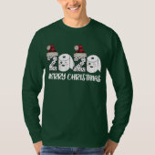 メリークリスマス2020検疫トイレ紙サンタ Tシャツ (正面)