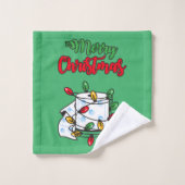 メリークリスマス2020 – トイレ紙版 バスタオルセット (ウォッシュタオル)