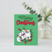 メリークリスマス2020 – トイレ紙版 ポストカード (スタンド正面)