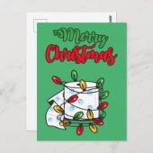 メリークリスマス2020 – トイレ紙版 ポストカード (正面/裏面)