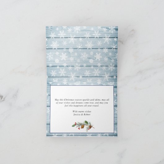 メリークリスマス2021レッドファームトラック3枚写真 シーズンカード (内部)