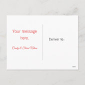 メリークリスマス2024パーソナライズされたヴィンテージシーン シーズンポストカード (裏面)