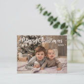 メリークリスマス2024フォトタイポグラフィ シーズンポストカード (スタンド正面)