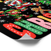 メリークリスマス2024家族のマッチングのクリスマスリグ ポスター (角)