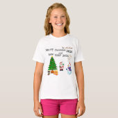 メリークリスマス2024年とお正月2025 Tシャツ (正面フル)