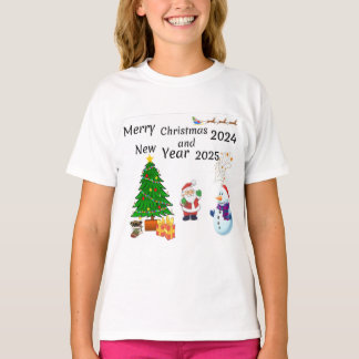 メリークリスマス2024年とお正月2025 Tシャツ
