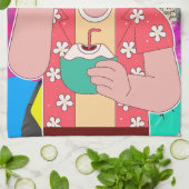 メリークリスマス2024 キッチンタオル (折り畳み)