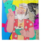 メリークリスマス2024 シャワーカーテン (正面)