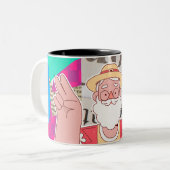 メリークリスマス2024 ツートーンマグカップ (正面左)