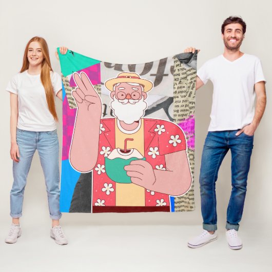 メリークリスマス2024 フリースブランケット (インサイチュ)