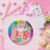 メリークリスマス2024 ペーパープレート (パーティー)