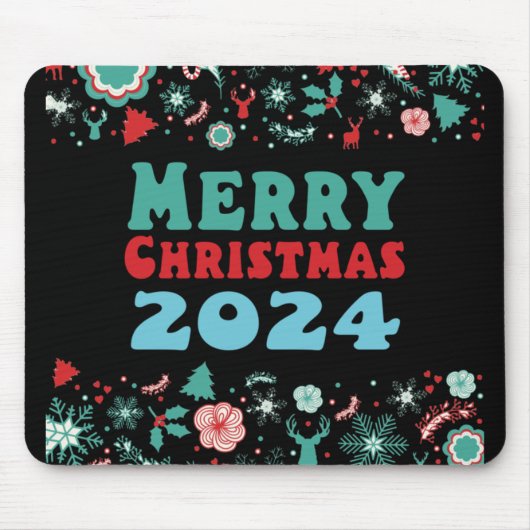 メリークリスマス2024 マウスパッド (正面)