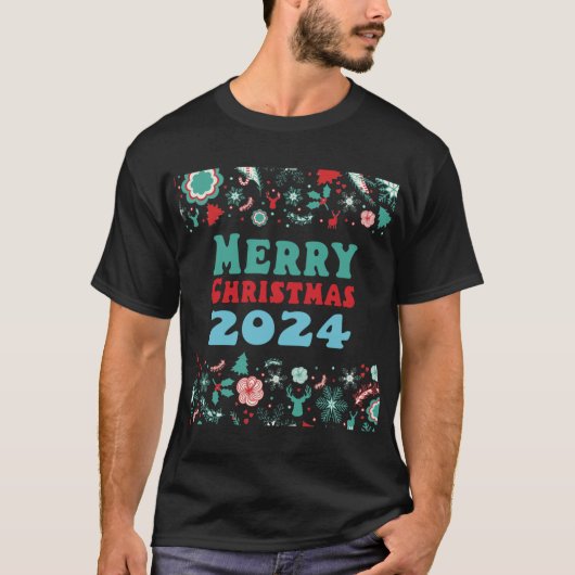 メリークリスマス2024 Tシャツ (正面)