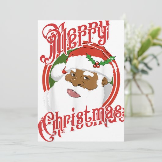 メリークリスマス2025サンタクロース シーズンカード (スタンド正面)