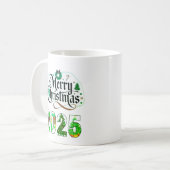 メリークリスマス2025 コーヒーマグカップ (正面左)