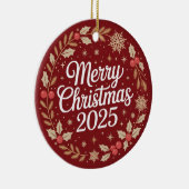 メリークリスマス2025 セラミックオーナメント (右)