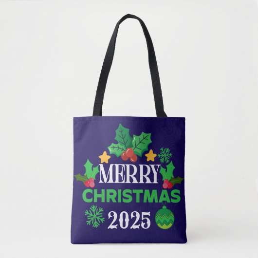 メリークリスマス2025-86303 トートバッグ (正面)