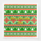 メリークリスマス20XX追加文字年クリスマスニット (正面)