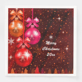 メリークリスマス20XX追加文字年レッドピンクブラウン (正面)