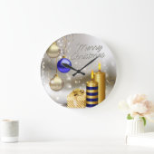 メリークリスマス28壁時計オプション ラージ壁時計 (ホーム)