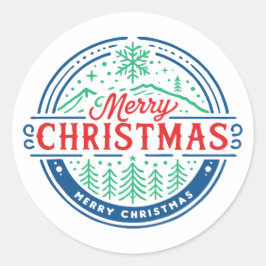 メリークリスマス2 ラウンドシール