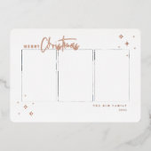 メリークリスマス3の写真 箔シーズンカード (正面)