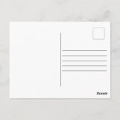 メリークリスマス3フォトコラージュリースホリデイ  ポストカード (裏面)