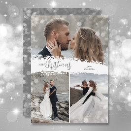 メリークリスマス3フォトコラージュ シーズンカード