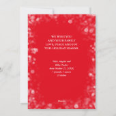 メリークリスマス3フォトコラージュ シーズンカード (裏面)