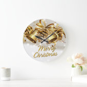 メリークリスマス35壁時計オプション ラージ壁時計 (ホーム)