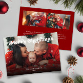 メリークリスマス3 – フォトレトロタイポグラフィメッセージ シーズンカード