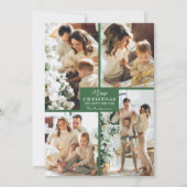 メリークリスマス4フォトコラージュ シーズンカード (正面)